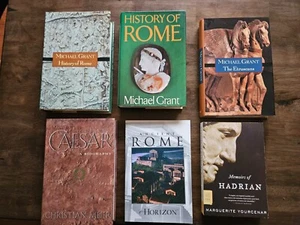 Five Book Lot, Memoirs of Hadrian, The Etruscans, Ancient Rome (Michael Grant) - Picture 1 of 4