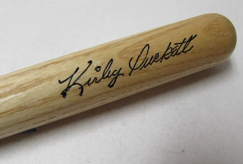 Minnesota Twins - Kirby Puckett 16" Etched Louisville Slugger Mini Bat Cover