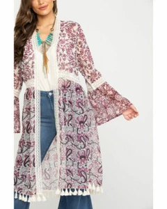 Tasha Polizzi Damen Rose Floral Free Spirit Staubtuch!!! Neu mit Etikett!!! - Bild 1 von 5