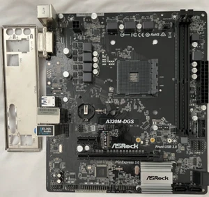 Placa madre ASRock A320M-HDV AMD AM4 DDR4 mATX - LEER - Imagen 1 de 4