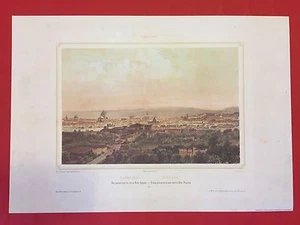 PH. BENOIST / LEMERCIER - FIRENZE STAMPA RIPRODUZIONE  LITOGRAFIA ACQUERELLATA 4 - Imagen 1 de 1
