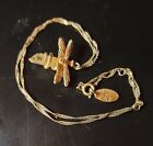 Brock Collection x H&M - Necklace - Insect Dragonfly Pendant - Gold Tone