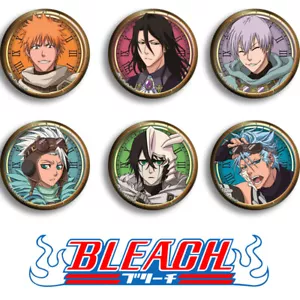 6 piezas Bleach Anime Insignia Itabag Pin Botón Bolsa Accesorios 58 mm Cosplay Regalo #1 - Imagen 1 de 1