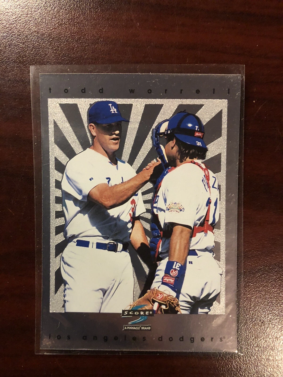 1997 SCORE HOBBY RESERVE COLLECTION SET BREAK #392 TODD WORRELL PIAZZA CAMEO SP