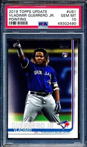 Vladimir Guerrero Jr 2019 Topps Update Pointing SP Variation RC #US1 PSA 10 - Imagen 1 de 2