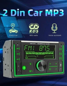 Double Din Digital Bluetooth Car Stereo Radio MP3 Player AUX Input FM/USB/RDS/TF - Picture 1 of 1