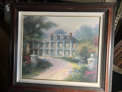 "Thomas Kinkade ""Great American Mansions 1"" 20x24 художественное доказательство S/N 209/300" - Изображение 1 из 4