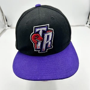 Mitchell & Ness Toronto Raptors Size 7 1/4 3D Logo Hat Black Purple - Picture 1 of 8