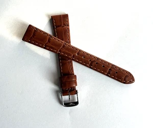 Correa Longines Original Marrón Mate 15mm Cuero (L 114) - Imagen 1 de 5