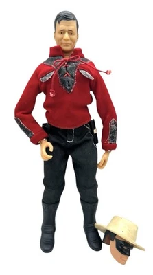 Vtg Playing Mantis Captain Action Lone Ranger Doll 11 Inch Posable Figure 1998 - Image 1 of 4