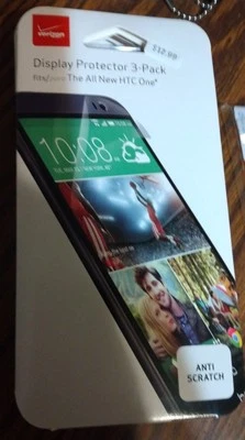 Verizon Anti-Scratch Display Protector- Six 3-Pack Total 18 The all new HTC One - Image 1 of 4
