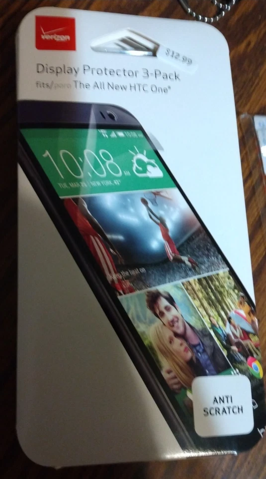 Verizon Anti-Scratch Display Protector- Six 3-Pack Total 18 The all new HTC One - Image 1 of 4