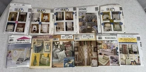 Vintage Lot of 11 Home Curtains Baby Sewing Patterns McCall’s Simplicity + More - Picture 1 of 6