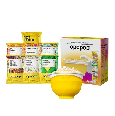 OPOPOP, INC. Opopop Flavor Wrapped Popcorn Kernels Discovery Collection