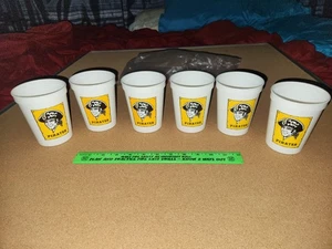 6 PITTSBURGH PIRATES LOGO IRON CITY THREE RIVERS STADIUM 16 oz PLASTIC BEER CUP - Picture 1 of 15