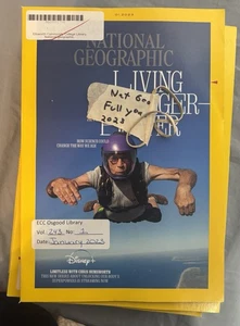 NATIONAL GEOGRAPHIC MAGAZINE 2023 Complete Year 12 Magazines WEAR Library Issued - Picture 1 of 6