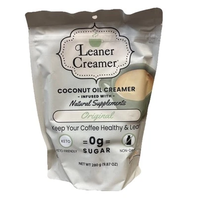 Crema magra crema natural a base de aceite de coco no láctea 9,87 oz BB 11/2025 Foto 1 de 3