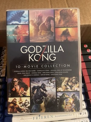 Godzilla / Kong 10 - Movie Collection (DVD) ⚠️OPEN BOX⚠️ - Image 1 of 2