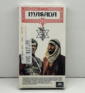 Masada - New Sealed! VHS 1981 1995 Video Tape VTG Jewish Movie Watermarks Rare - Picture 1 of 13
