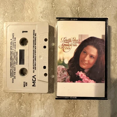 Cassette Loretta Lynn Greatest Hits Volume II 1974 MCA Records Tested - Image 1 of 2