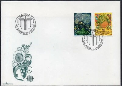 EUROPA CEPT 1981 - LIECHTENSTEIN - FOLKLORE - FDC - Image 1 of 2