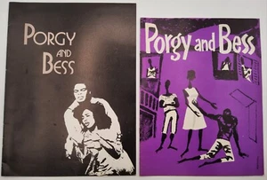 1963 & 1976 Porgy and Bess Souvenir Programs - Carousel & Oakdale Theatres - Picture 1 of 7