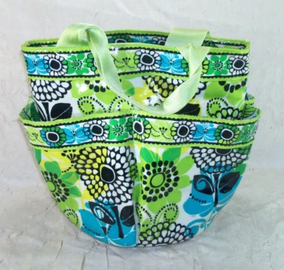 Сумка пляжная виниловая Vera Bradley лаймы для душа снятая с производства узор сетка низ - Изображение 1 из 4