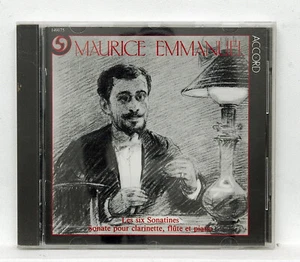 MARIE-CATHERINE GIROD ⸺ EMMANUEL The 6 sonatines for piano ⸺ ACCORD CD NM - Picture 1 of 2