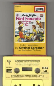 Hörspiel FÜNF FREUNDE - MC FOLGE - 4 gelb gelb nicht geschraubt alte Musik - Picture 1 of 1