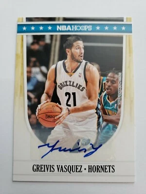 GREIVIS VASQUEZ 2012 NBA HOOPS AUTO CARD # 111. NEW - Image 1 of 2