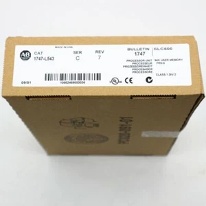 Factory Sealed AB 1747-L543 SER C SLC 500 CPU Processor Unit Module US Free Tax - Picture 1 of 5