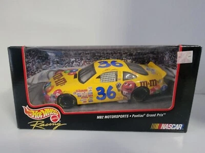 Hot Wheels Racing 1:24 Scale M&M's #36 Ken Schrader Pontiac NASCAR 2001 Sealed - Image 1 of 4