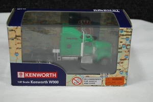 Kenworth w900 Semi Truck Tractor Norscot 1:87 Scale Model Green - Picture 1 of 6