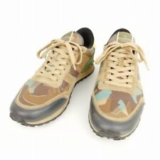 UsedValentino Garavani T1723 Rock Runner Sneakers Low Cut Lace Up Camouflage 42