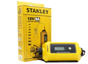 Stanley Car Battery Charger 8 Amp RRP £79.99 12V Save ££££s 8 AMP NOT 4 AMP !!! - Picture 1 of 5