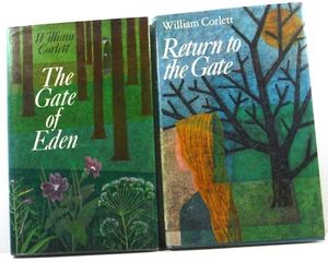 The Gate of Eden Return to by William Corlett x 2 vintage fiction bks HC DJ - Picture 1 of 23