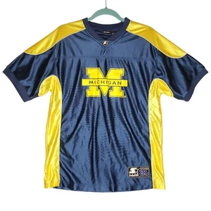 Vintage Starter Michigan Wolverines Football Jersey Logo VNeck Mens Size XL - Picture 1 of 11