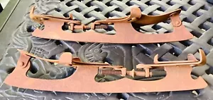 Antique Clamp On Ice Skates Union Hardware Sz 10 Free Shipping! - Picture 1 of 4