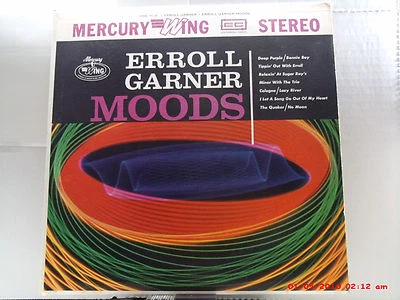 ERROLL GARNER -(LP)- MOODS   INCLUDING  "DEEP PURPLE, LAZY RIVER" - MERCURY-1962 - Image 1 of 4