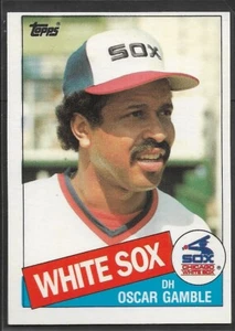 Oscar Gamble, 1985 Topps Traded #37T, Chicago White Sox - Picture 1 of 2