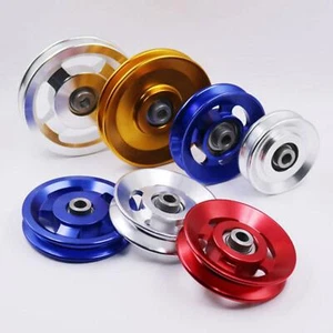 Aluminium Alloy Bearing Pulley Wheel Cable Gym Fitness Equipment Part Replace - Picture 1 of 13