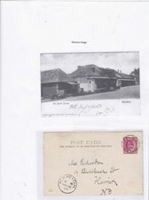 south africa 1904 stamps postcard Ref 9566