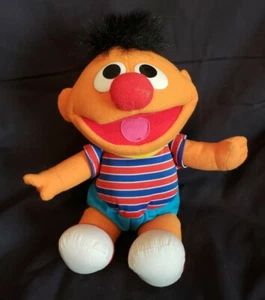 Tyco 1996 Sesame Street  Laughing Vibrates Tickle Me Ernie 11" Plush Works VNTG - Picture 1 of 6