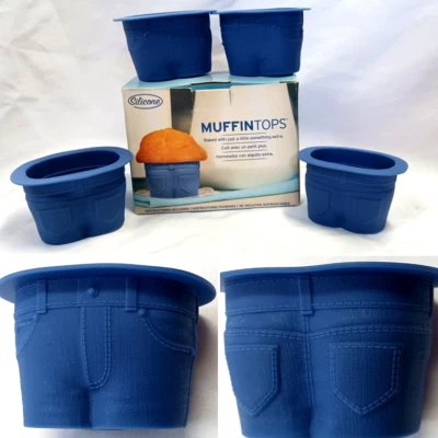 TAPAS PARA MAGDALENAS 4 MOLDES PARA MAGDALENAS TAZAS DE SILICONA PARA HORNEAR NOVEDAD DE FRED Foto 1 de 4