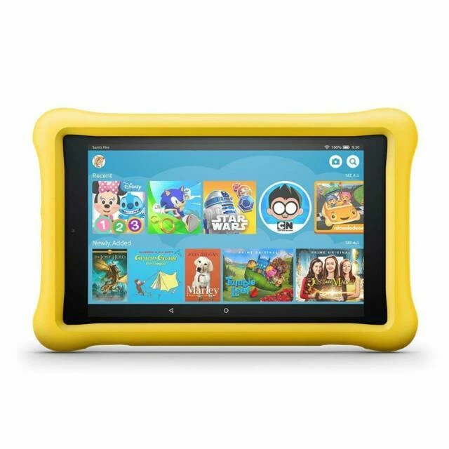 Amazon Fire HD 8 Kids Edition (8th Generation) 32 GB, Wi-Fi, 8 in - Yellow