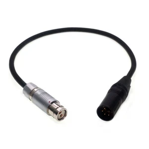 ALEXA Classic XT SXT LF Camera Power Cable Fischer 2 Pin to XLR 4 Pin 18" - Picture 1 of 2