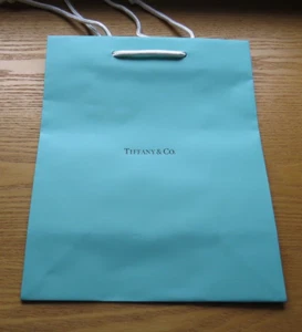 BOLSA DE COMPRAS DE REGALO TIFFANY & CO NUEVA NUNCA USADA 9 5/8" X 8" X4" - Imagen 1 de 2