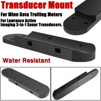 FURCYMOTRIX For Lowrance Active Imaging 3-In-1 Sonar Transducers Mount Minn Kota Trolling