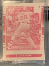 2016 Panini Donruss Test Proof Magenta 10/10 Buster Posey #64