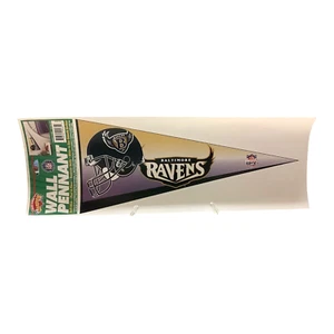 Vintage 1996 Baltimore Ravens NFL Licensed Game Day Color-Wall Pennant Sticker - Picture 1 of 1